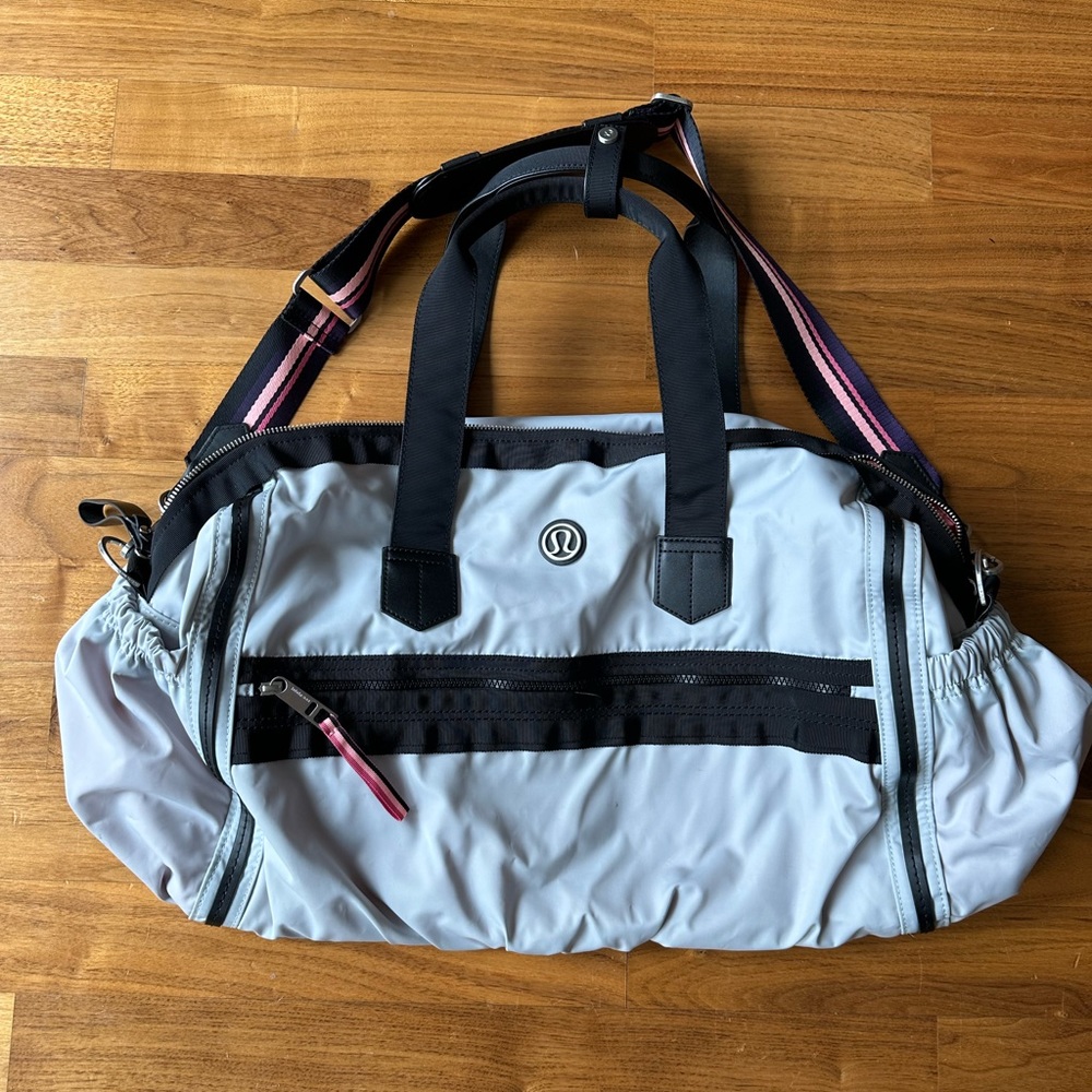 Lululemon Grey Duffle Bag